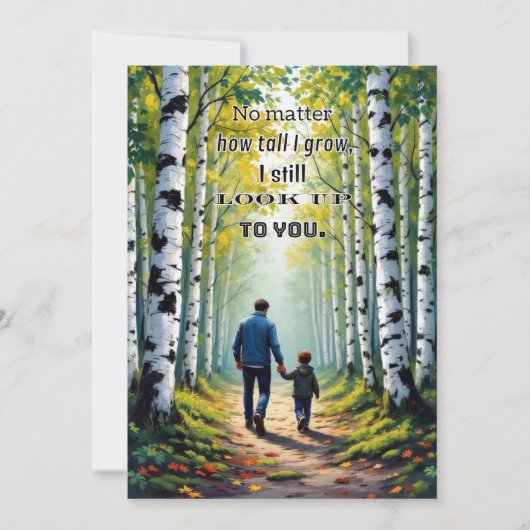 De beste boodschap voor Vaderdag Kaart (Voorkant)