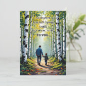 De beste boodschap voor Vaderdag Kaart (Staand voorkant)