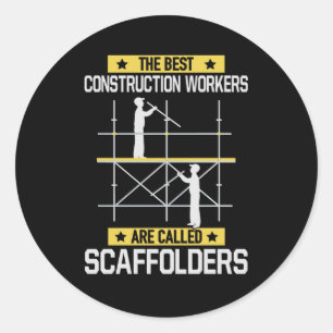 De beste bouwvakkers noemen de zogenaamde "slaffel ronde sticker