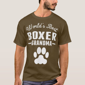 De beste Boxer Grandma T-Shirt ter wereld