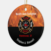 De beste brandweerklasse ter wereld | Foto Keramisch Ornament (Links)