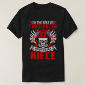 De beste brandweerman en nog beter NIECE T-shirt (Design voorkant)