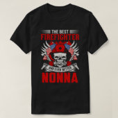 De beste brandweerman en nog beter NONNA T-shirt (Design voorkant)