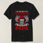 De beste brandweerman en nog beter PAPA T-shirt (Design voorkant)