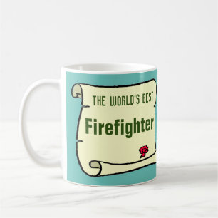 De beste brandweerman ter wereld. koffiemok