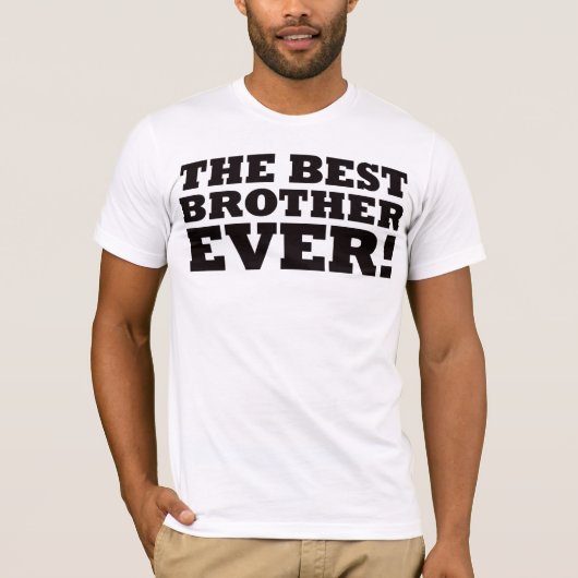 De beste broer ooit t-shirt (Voorkant)