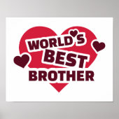 De beste broer ter wereld poster (Voorkant)
