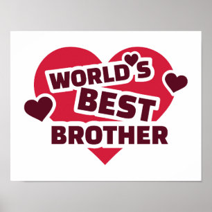De beste broer ter wereld poster