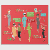 De beste broodkaarten uit 2019 kerstinslag cadeaupapier (Vlak)