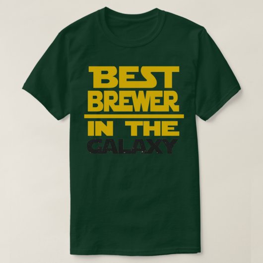 De beste brouwerij in de galaxy Funny T-shirt (Design voorkant)