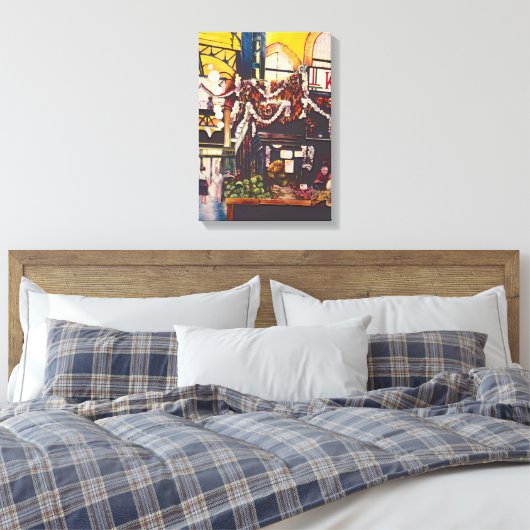 De beste Brunch van Boedapest Canvas Afdruk (Insitu (Slaapkamer))