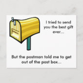 De beste cadeau ooit? briefkaart (Voorkant)