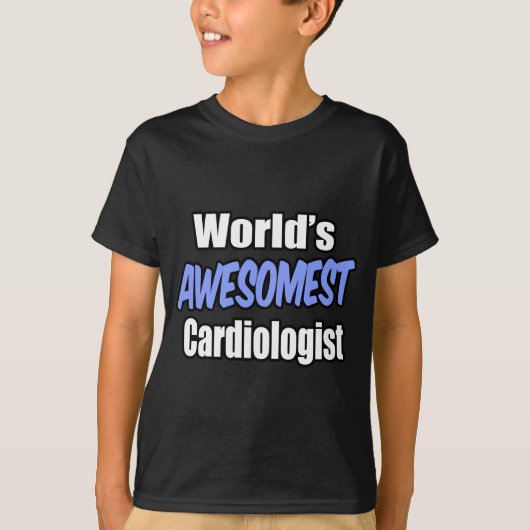 De beste cardioloog ter wereld t-shirt (Voorkant)