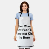 De beste chef-kok schort (Gedragen)