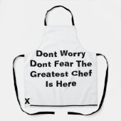 De beste chef-kok schort (Voorkant)