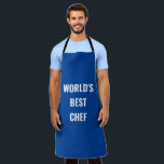 De beste chef-kok ter wereld schort<br><div class="desc">'s Werelds beste chef-Schort</div>