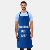 De beste chef-kok ter wereld schort (Gedragen)