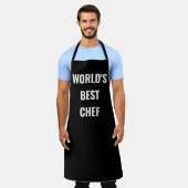 De beste chef-kok ter wereld schort (Gedragen)