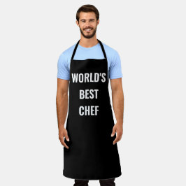 De beste chef-kok ter wereld schort