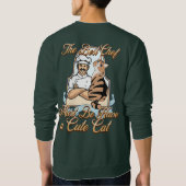 de beste chef moet een schattige kat hebben trui (Achterkant)