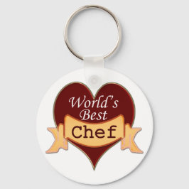 De beste Chef ter wereld Sleutelhanger