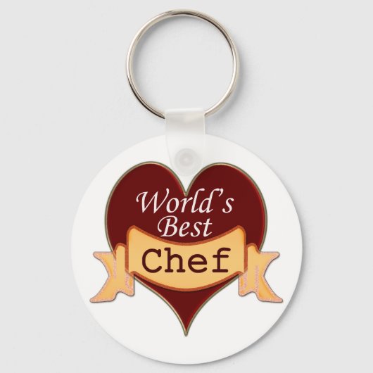 De beste Chef ter wereld Sleutelhanger (Voorkant)