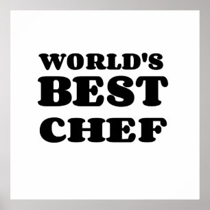 DE BESTE CHEF VAN DE WERELD POSTER