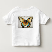 De beste Child Design Butterfly T-Start Kinder Shirts (Achterkant)