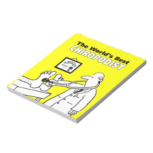 De beste Chiropodist ter wereld Notitieblok (Linkerzijde)