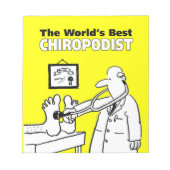 De beste Chiropodist ter wereld Notitieblok (Voorkant)
