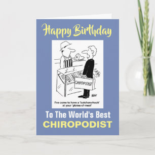 De beste Chiropodist van het woord Kaart