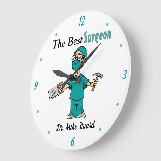 De beste chirurg Funny Grote Klok (Hoek)