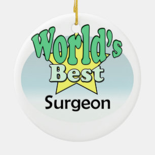 De beste chirurg ter wereld keramisch ornament