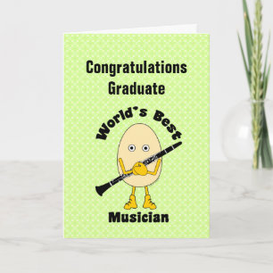 De beste Clarinet Musician Afstuderen Card ter wer Bedankkaart