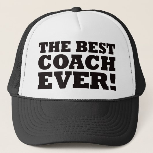 De Beste coach ooit Trucker Pet (Voorkant)