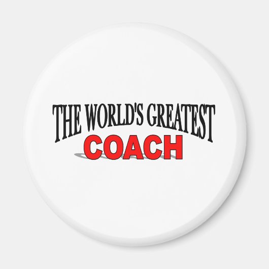 De beste coach ter wereld magneet (Voorkant)
