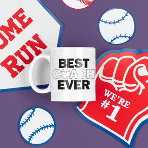 De BESTE COACH van de Baseball Coach NOOIT Dank u  Koffiemok
