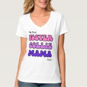 De beste Collie Foster-moeder ooit T-shirt (Voorkant)