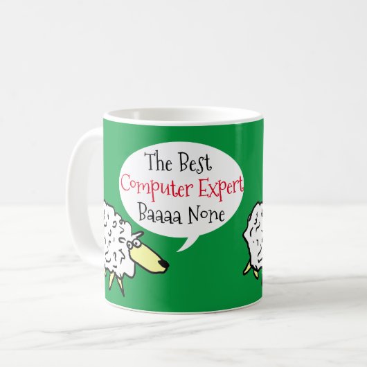 De beste Computer Expert Coffee Mok (Voorkant links)