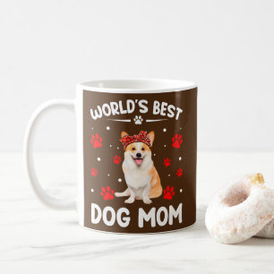 De beste Corgi Dog mam Funny Moederdag Koffiemok