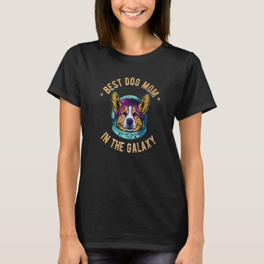 De Beste Corgi Moeder in het heelal Premium_2 T-shirt (Voorkant)