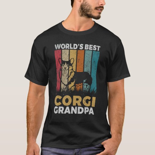 De beste Corgi opa T-shirt (Voorkant)