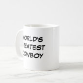 De beste cowboy ter wereld Mok (Voorkant links)