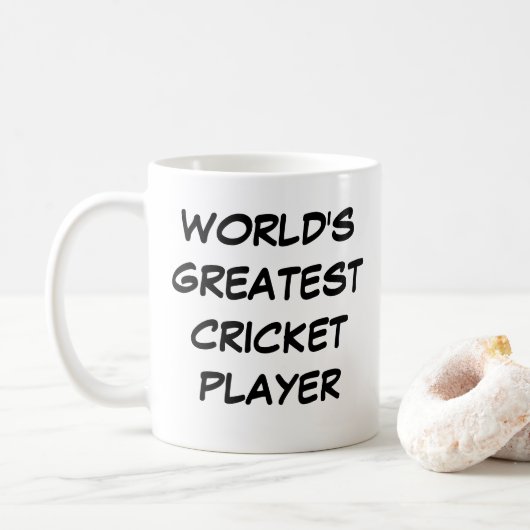 De beste cricketspeler ter wereld Mok (Met donut)