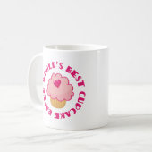 De beste Cupcake-cadeau van de roze wereld Koffiemok (Voorkant links)