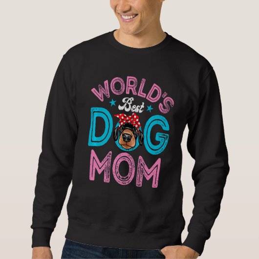 De beste Dachshund Dog Mam Funny Moederdag Trui (Voorkant)