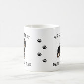 De beste dachshund-pap van de wereld, gepersonalis koffiemok (Center)