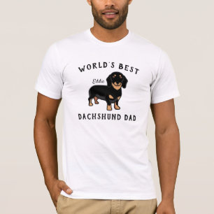 De beste Dachshund-pap van de wereld, op maat van  T-shirt