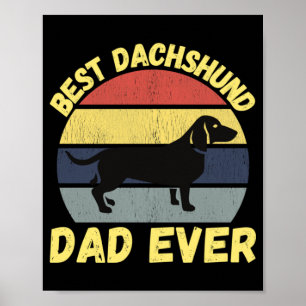 De beste dachshund-vader citeert ooit grappig poster