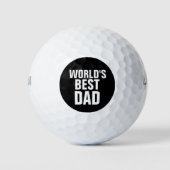 DE BESTE DAD GOLF BALLS VAN DE WERELD GOLFBALLEN (Voorkant)